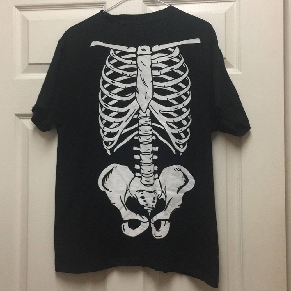Black Skeleton Tee